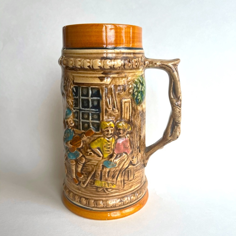 Vintage beer stein mug Japan